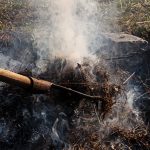 Leaves Pitchfork Fire Smoke Flame  - Gedesby1989 / Pixabay